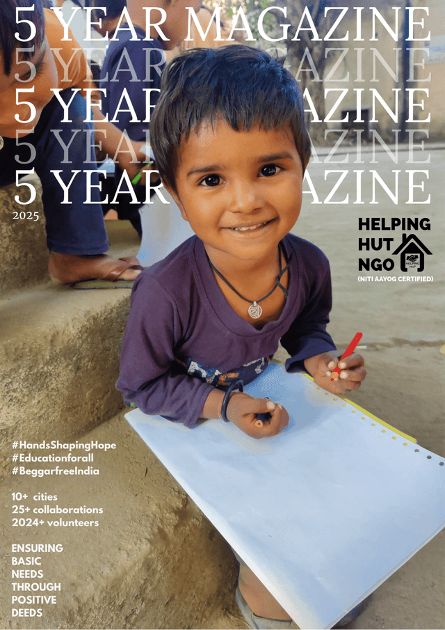 HELPING HUT (NGO) | 5 Year Magazine