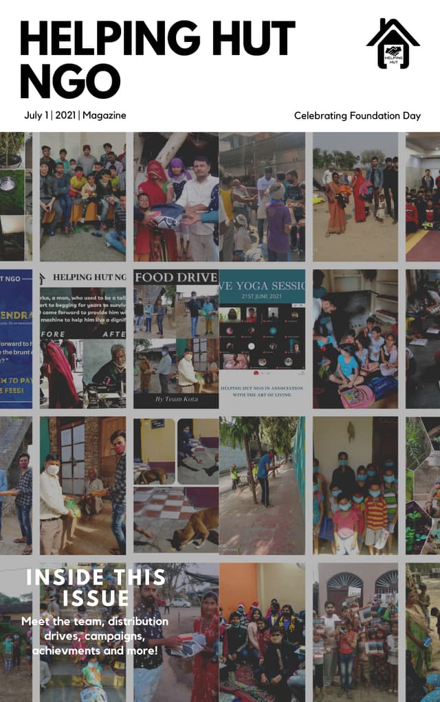 HELPING HUT (NGO) | Magazine 2021
